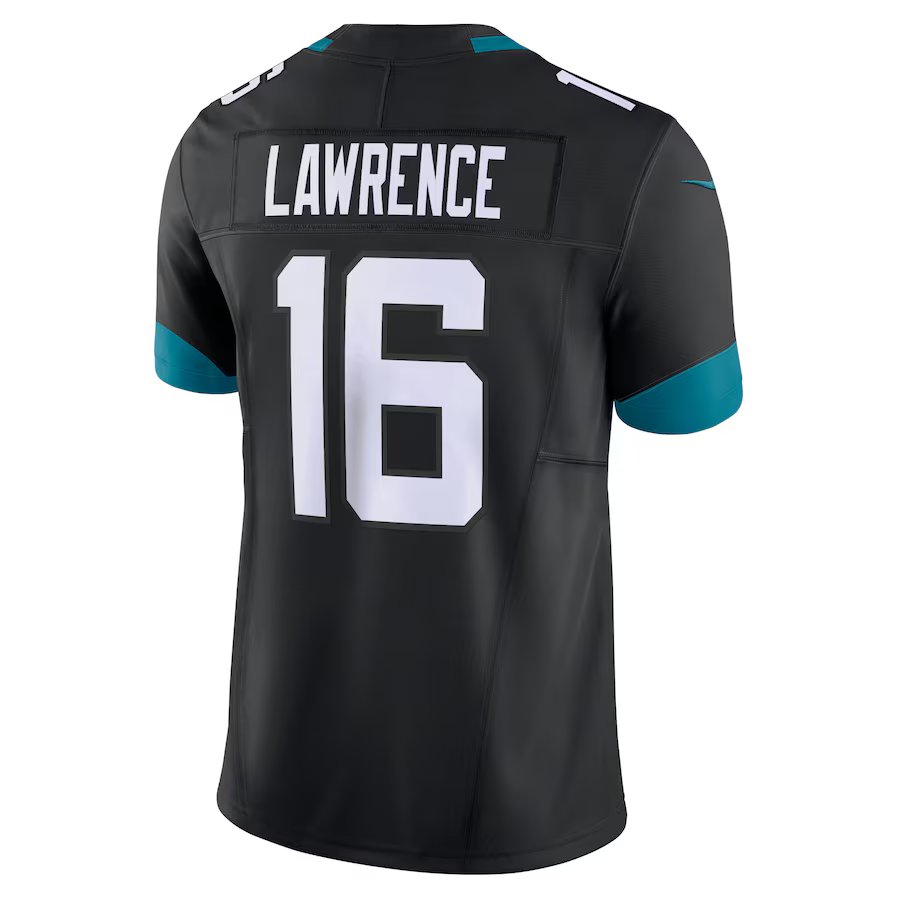 Trevor Lawrence Jacksonville Jaguars NFL Nike Men's Black Vapor F.U.S.E. Limited Jersey
