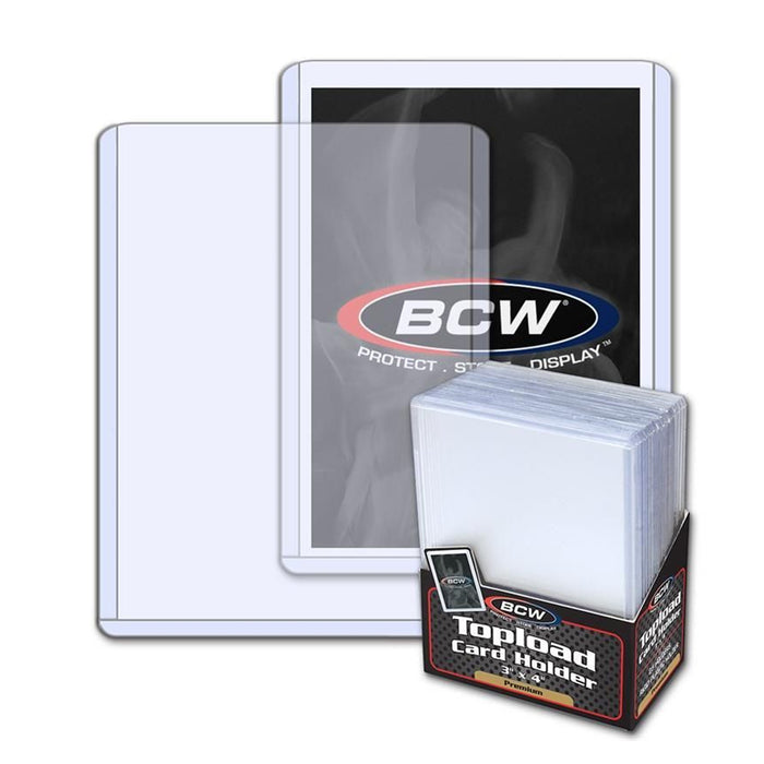 BCW 3"x 4" Premium Top Loader