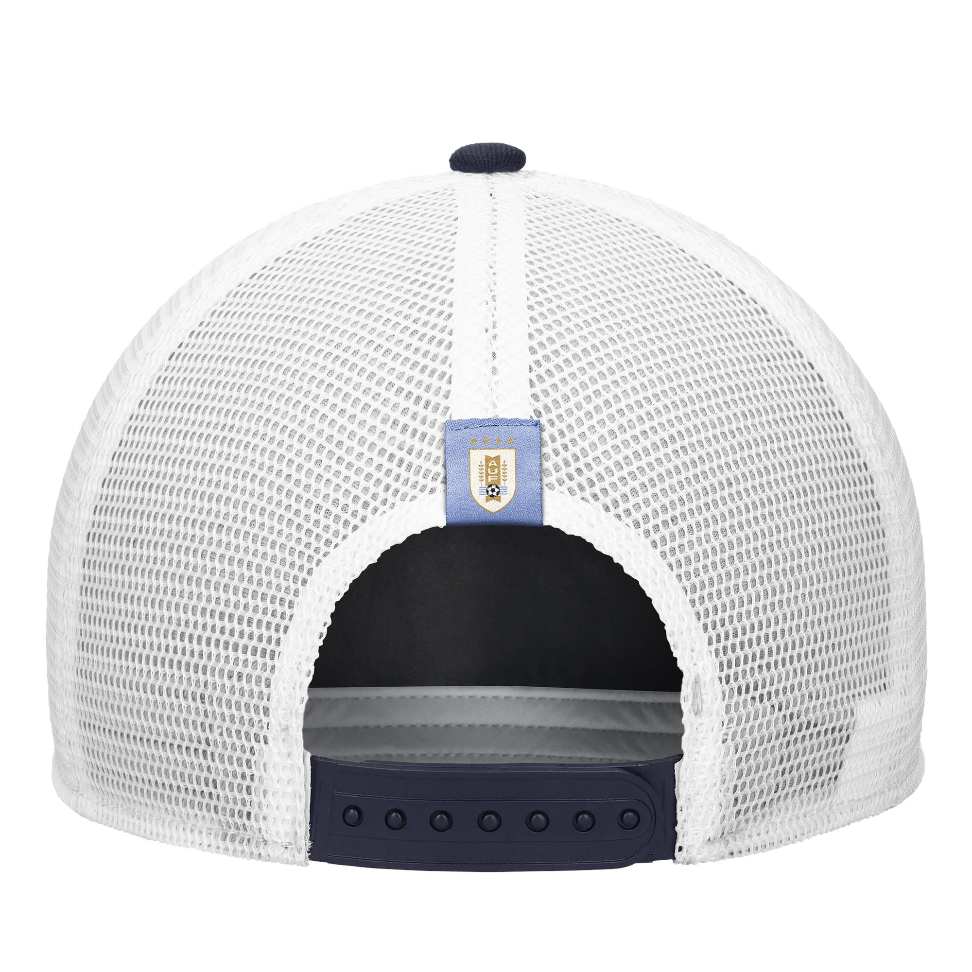 Uruguay National Team FIFA Nike Men's Navy Rise Rope Trucker Adjustable Hat