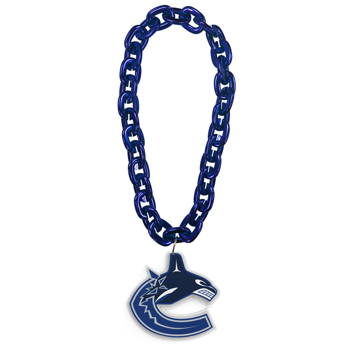 Vancouver Canucks NHL FanFave FanChain Royal Blue Chain Necklace