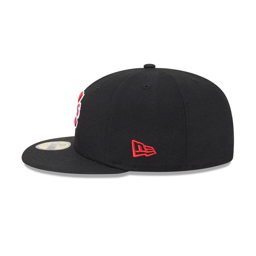 Casquette ajustée noire 59Fifty Authentic Collection pour homme des Canadiens de Vancouver MiLB New Era