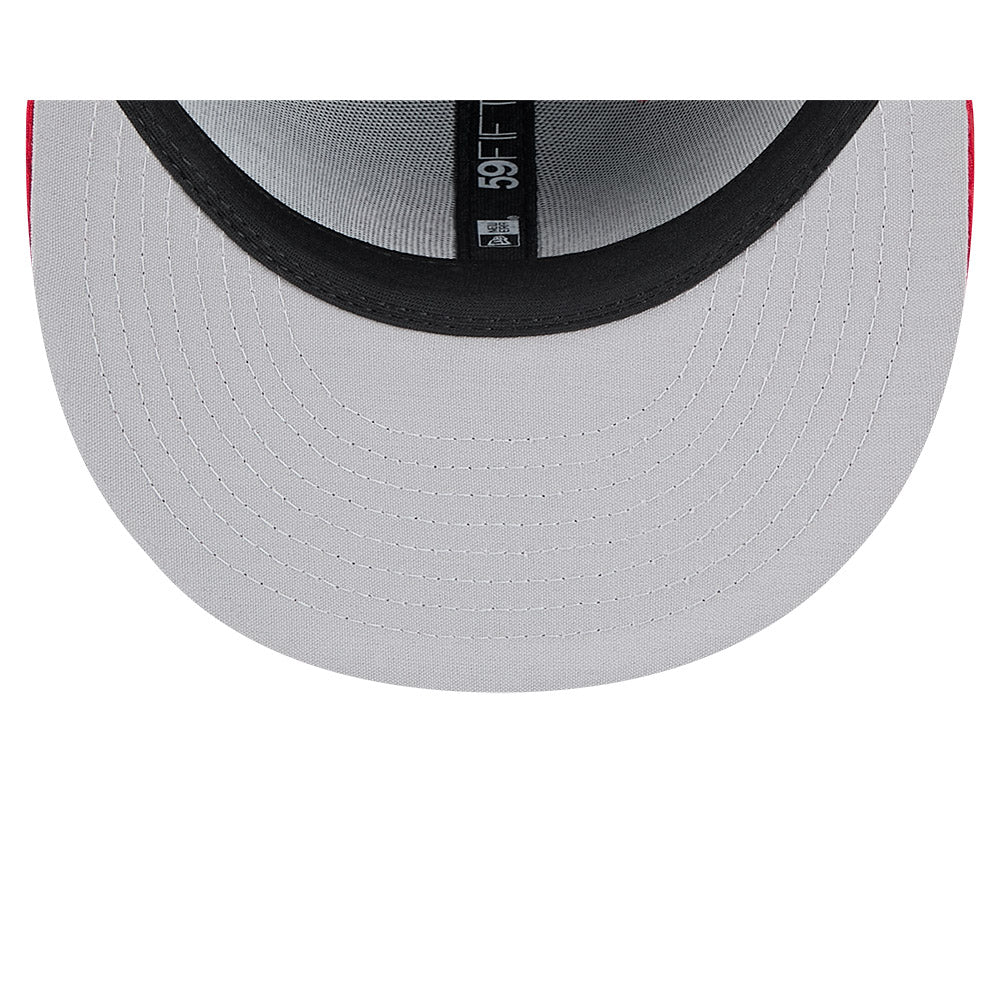 Vancouver Canadians MiLB New Era Men's Black/Red 59Fifty Batting Practice Fitted Hat