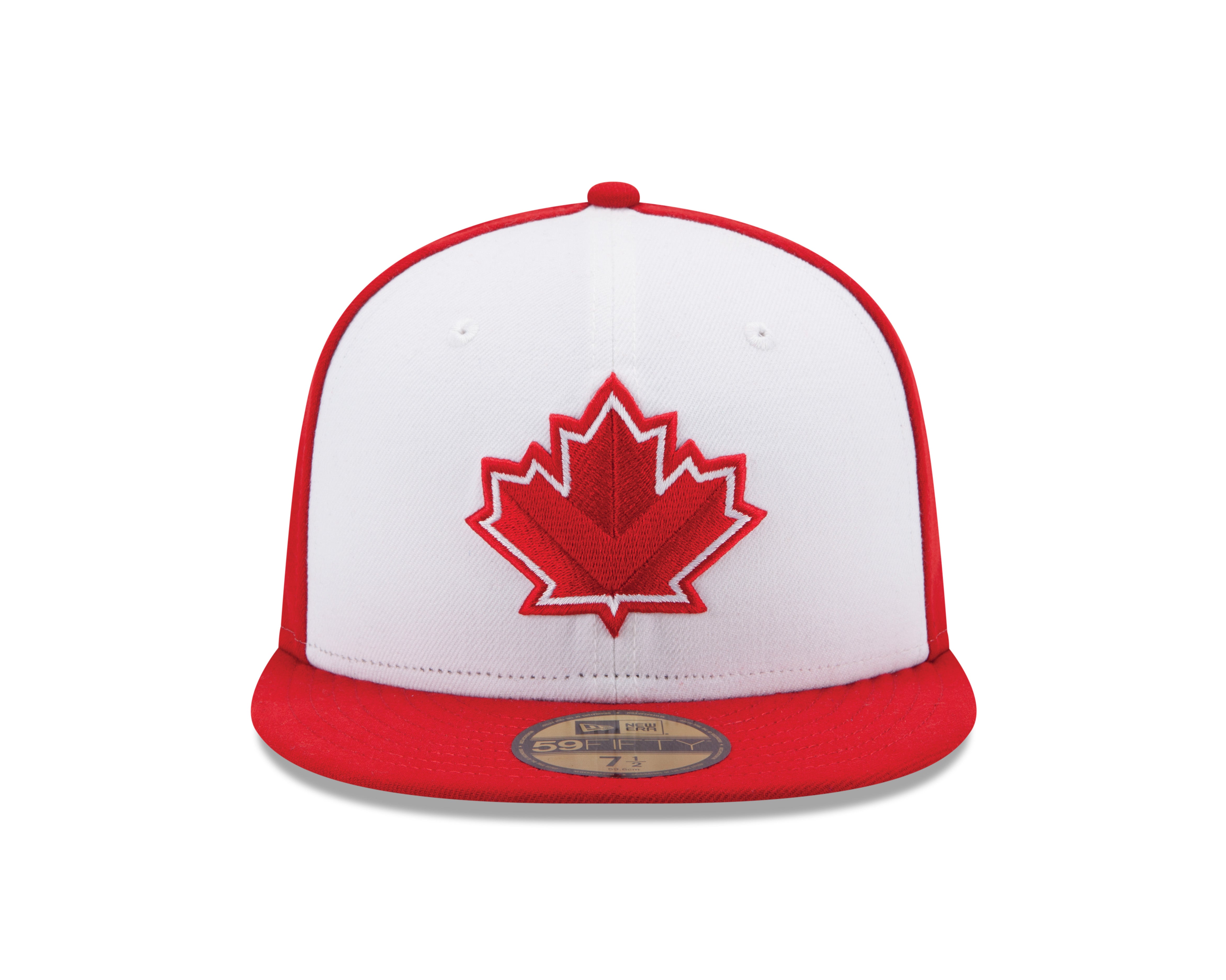 Vancouver Canadians MiLB New Era Men's White/Red 59Fifty Alternate Authentic Collection Fitted Hat