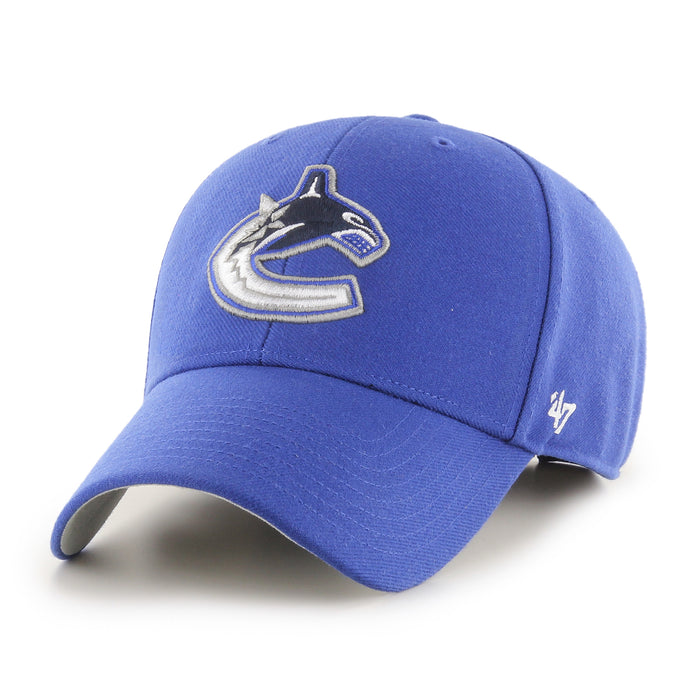 Vancouver Canucks NHL 47 Brand Men's Royal MVP Adjustable Hat