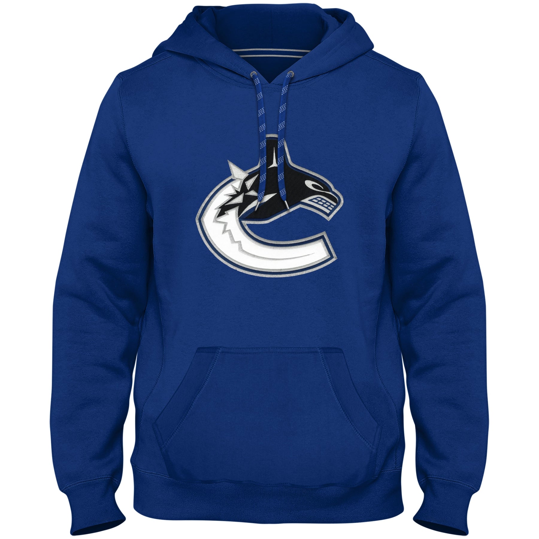 Vancouver Canucks NHL Bulletin Men's Royal Express Twill Logo Hoodie