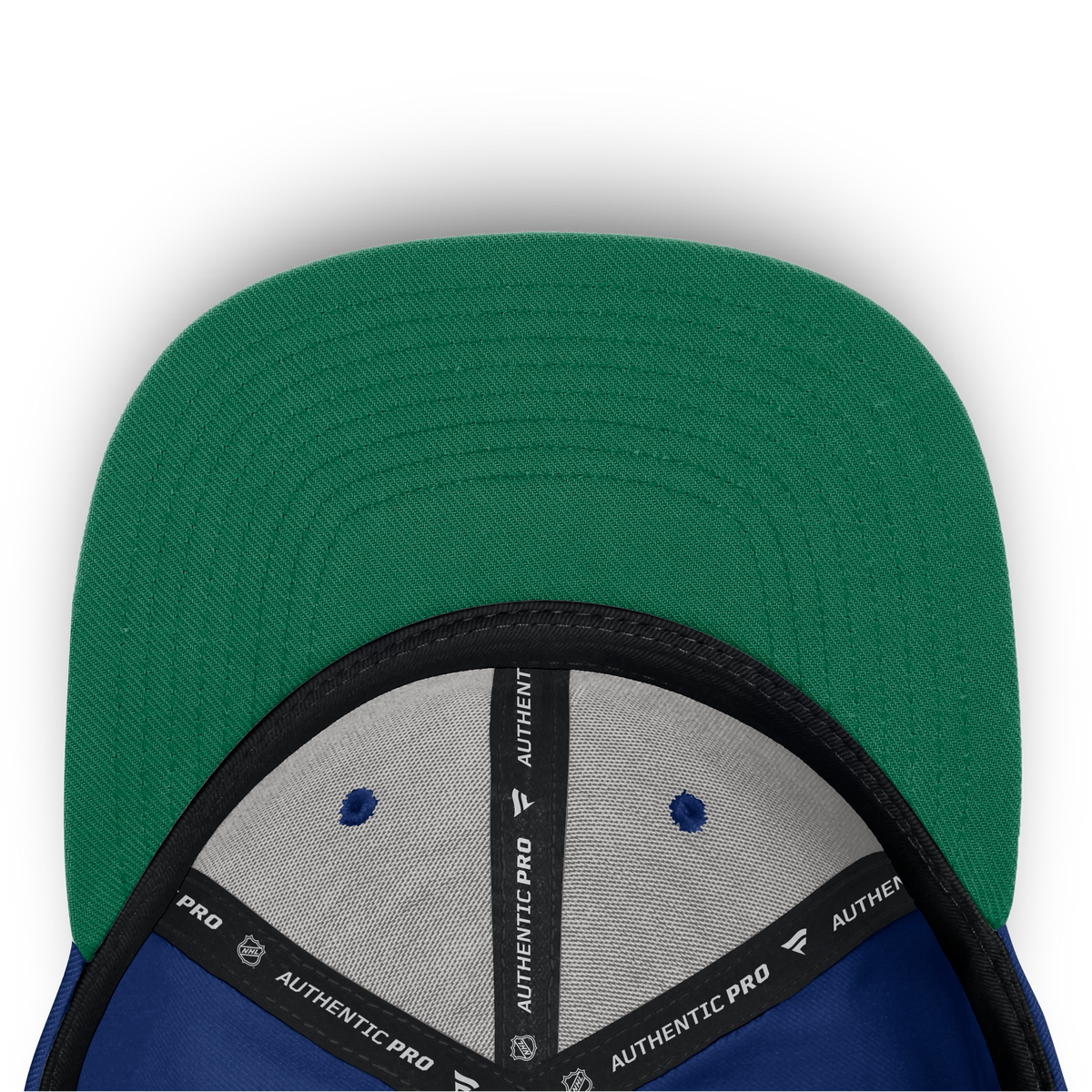 Vancouver Canucks NHL Fanatics Branded Men's Royal Blue Authentic Pro Rink Snapback