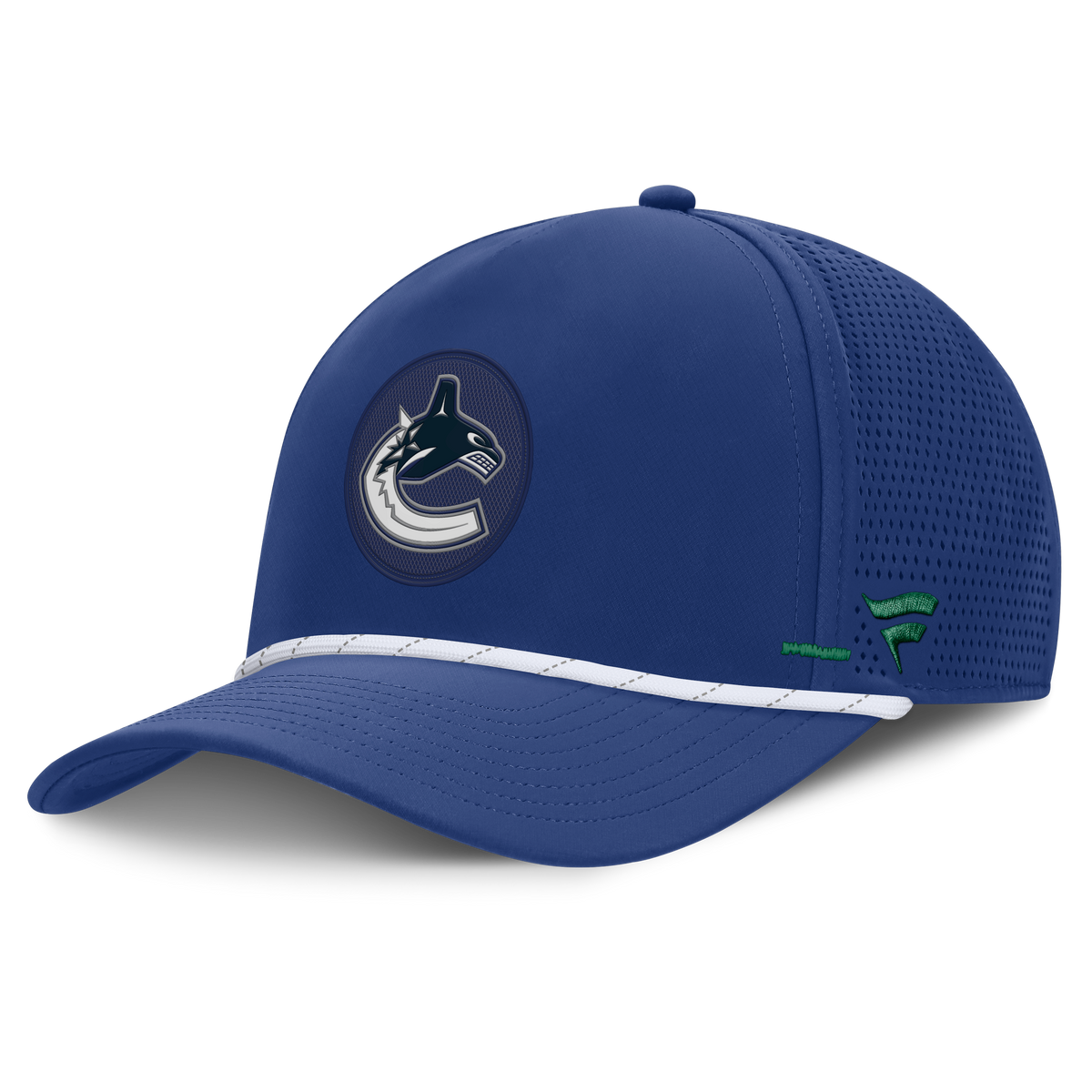 Vancouver Canucks NHL Fanatics Branded Men's Royal Blue Authentic Pro Rink Vented A-Frame Snapback