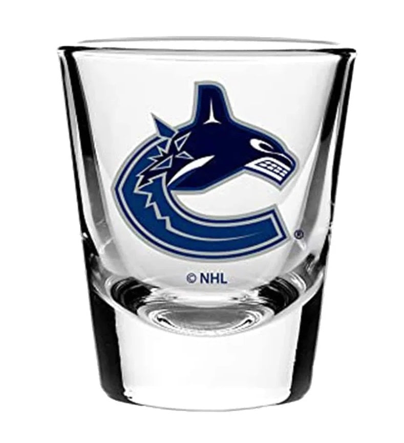 Verre à liqueur rond de 2 oz des Canucks de Vancouver NHL TSV