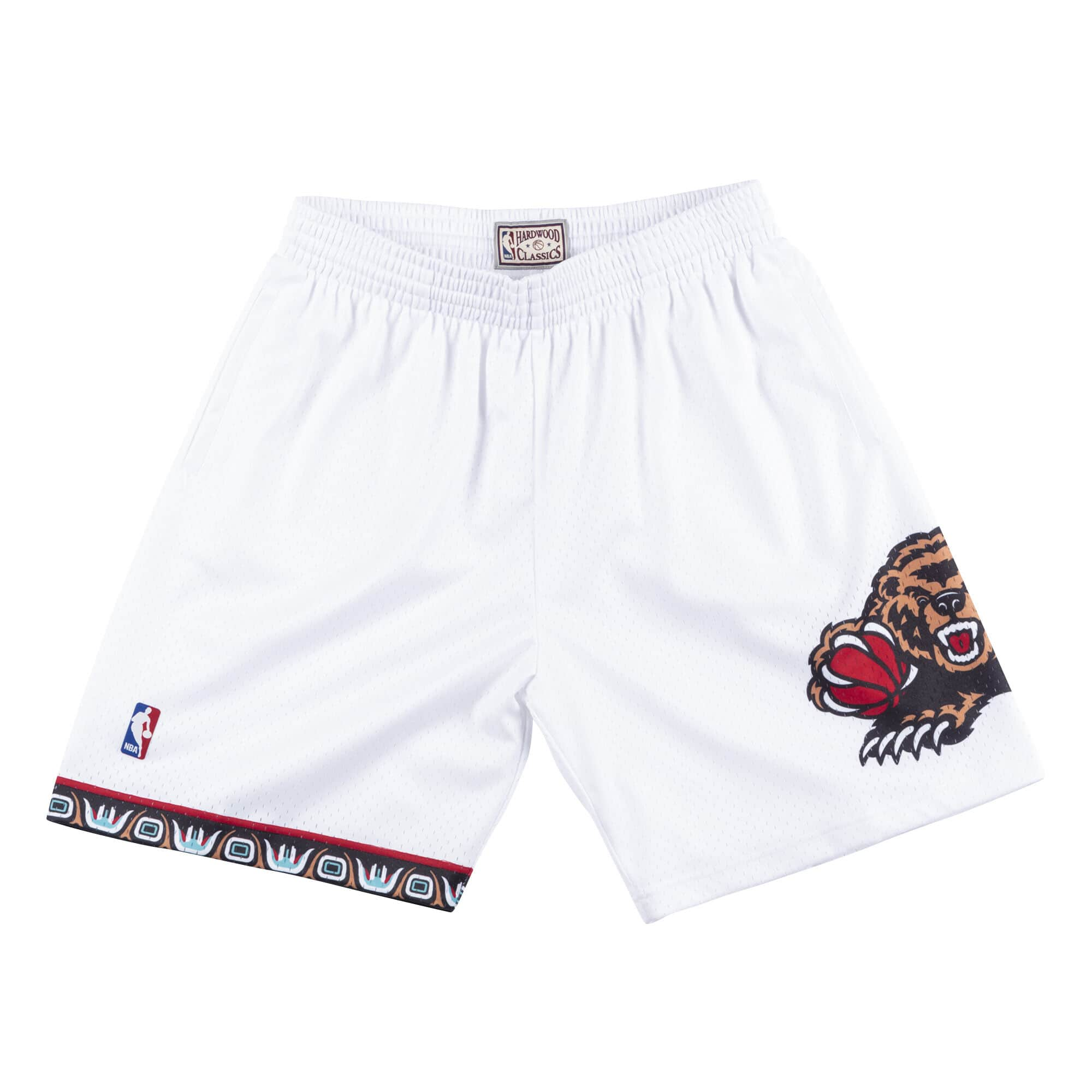 Vancouver Grizzlies NBA Mitchell & Ness Short Swingman blanc 1998-99 Hardwood Classics pour hommes