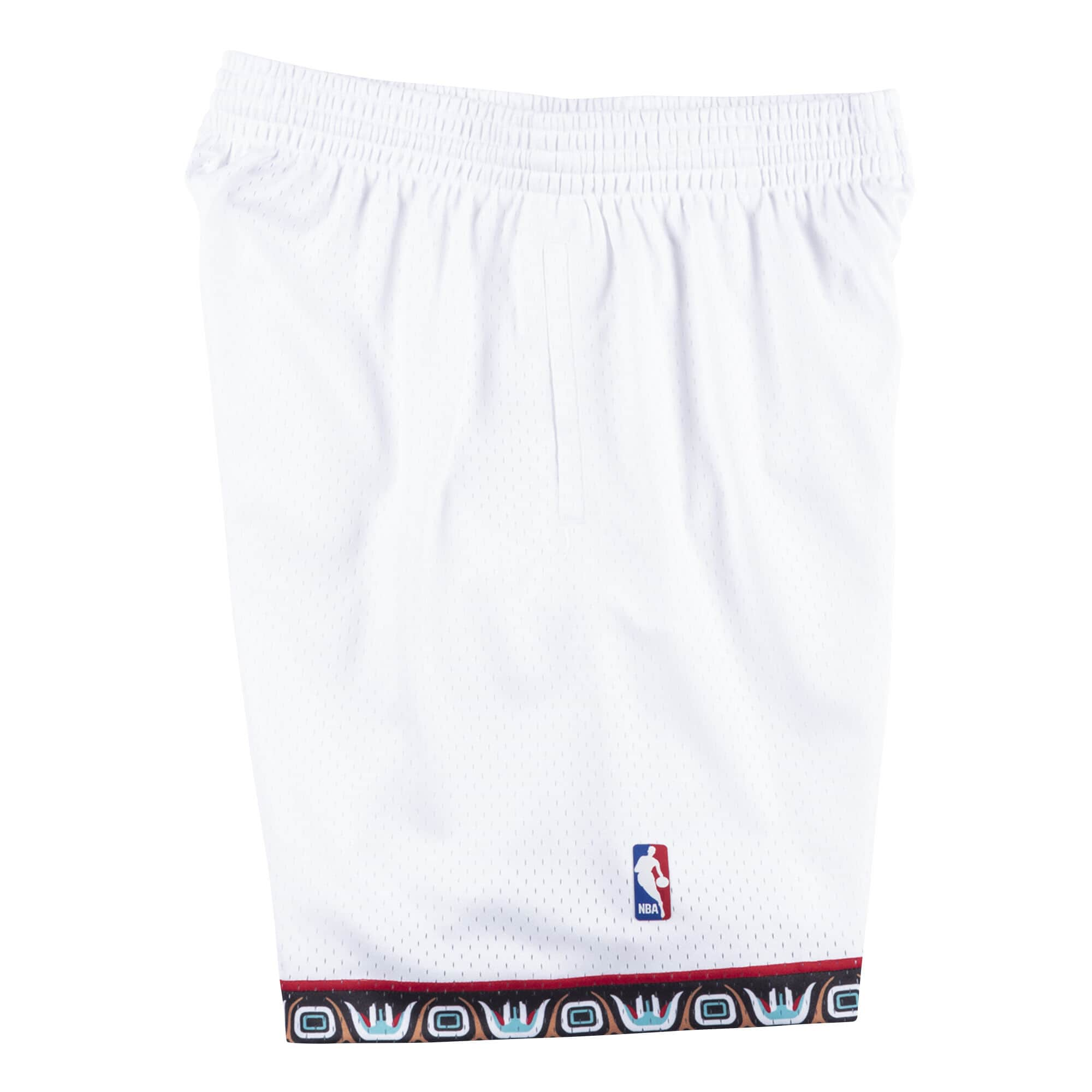 Vancouver Grizzlies NBA Mitchell & Ness Short Swingman blanc 1998-99 Hardwood Classics pour hommes