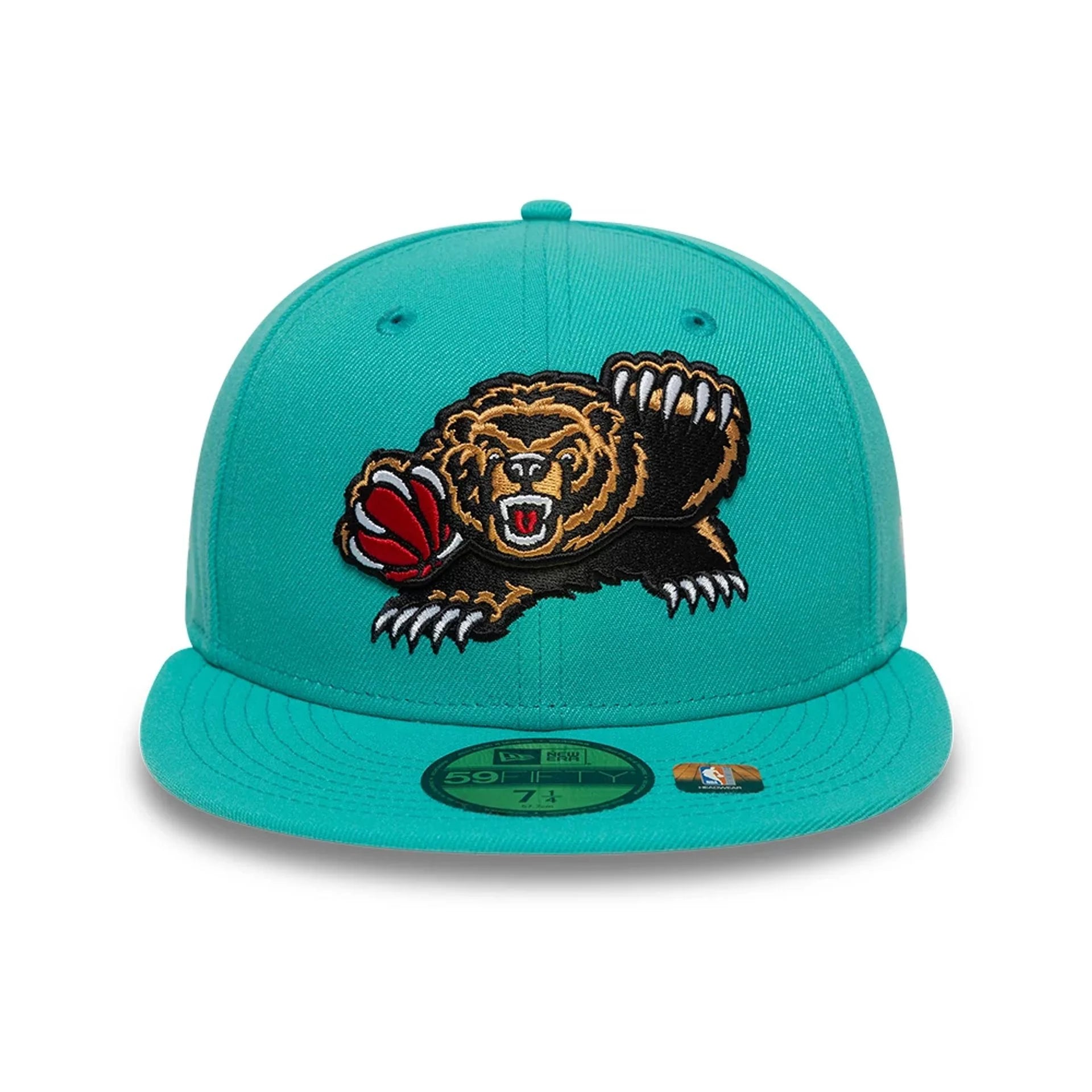 Casquette ajustée Vancouver Grizzlies NBA New Era 59Fifty Hardwood Classics bleu sarcelle pour homme