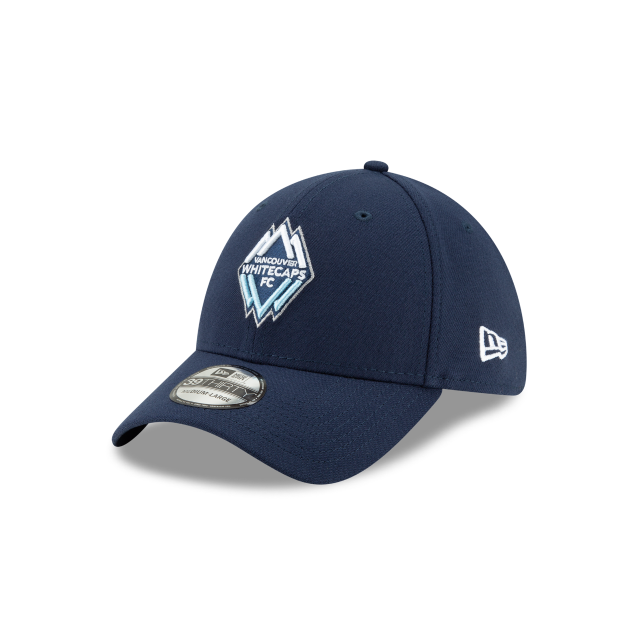 Vancouver Whitecaps MLS New Era Men's Navy 39Thirty Team Classic Stretch Fit Hat