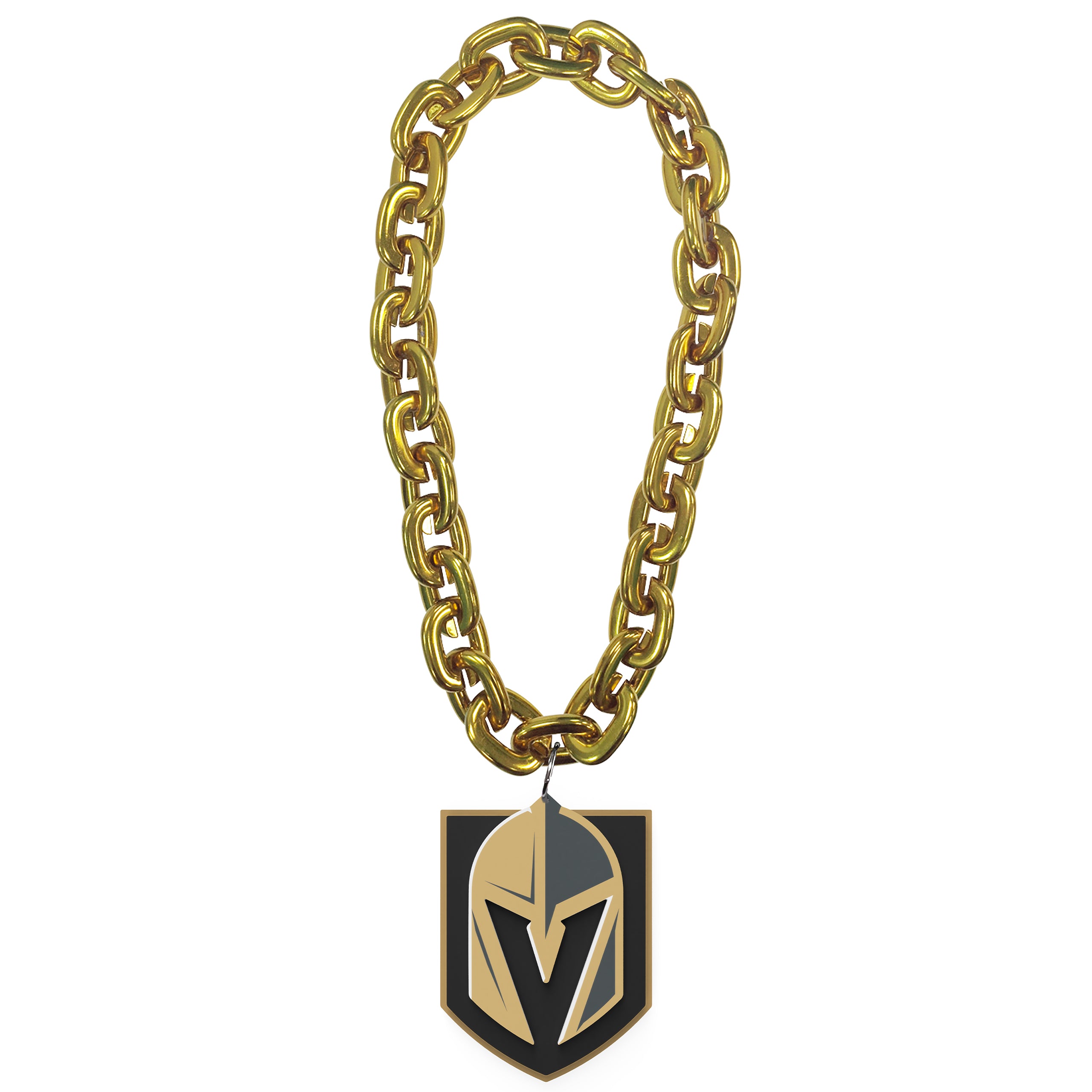 Collier chaîne en or FanFave FanChain des Golden Knights de Vegas de la LNH