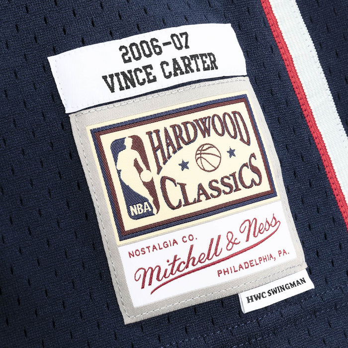Vince Carter New Jersey Nets NBA Mitchell & Ness Men's Navy 2006-07 Hardwood Classics Swingman Jersey