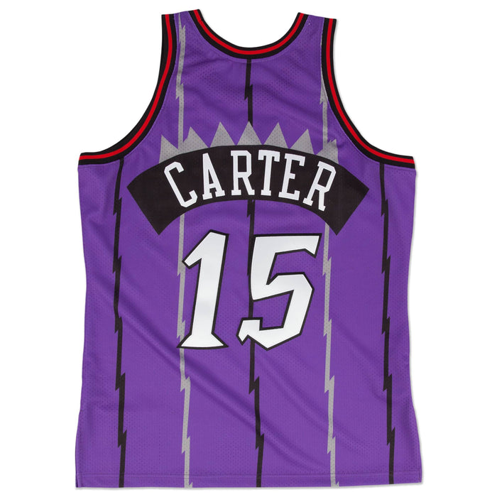 Vince Carter Toronto Raptors NBA Mitchell & Ness Men's Purple 1998-99 Hardwood Classic Authentic Jersey