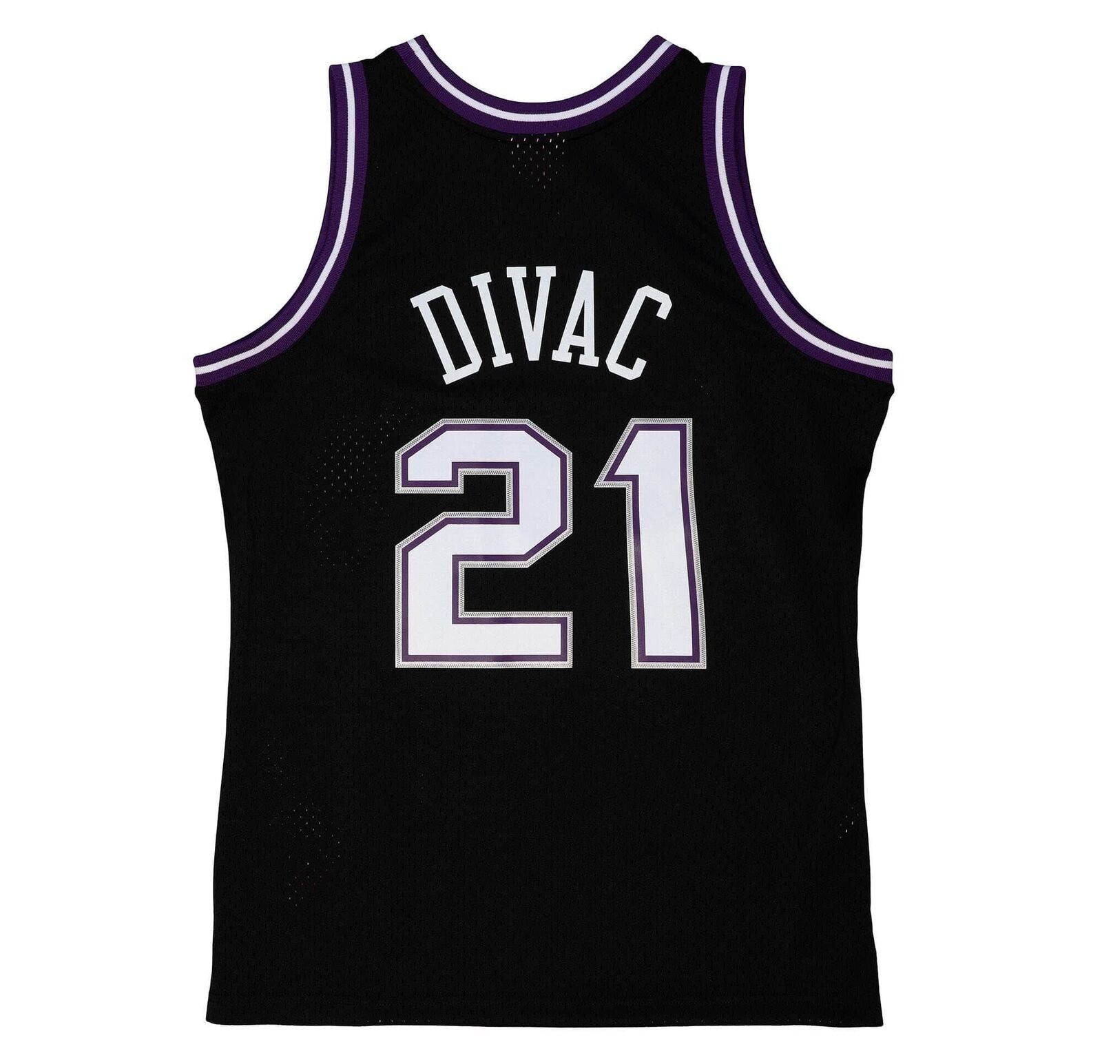 Vlade Divac Sacramento Kings NBA Mitchell & Ness Maillot Swingman Noir 2000-01 Hardwood Classics pour Homme