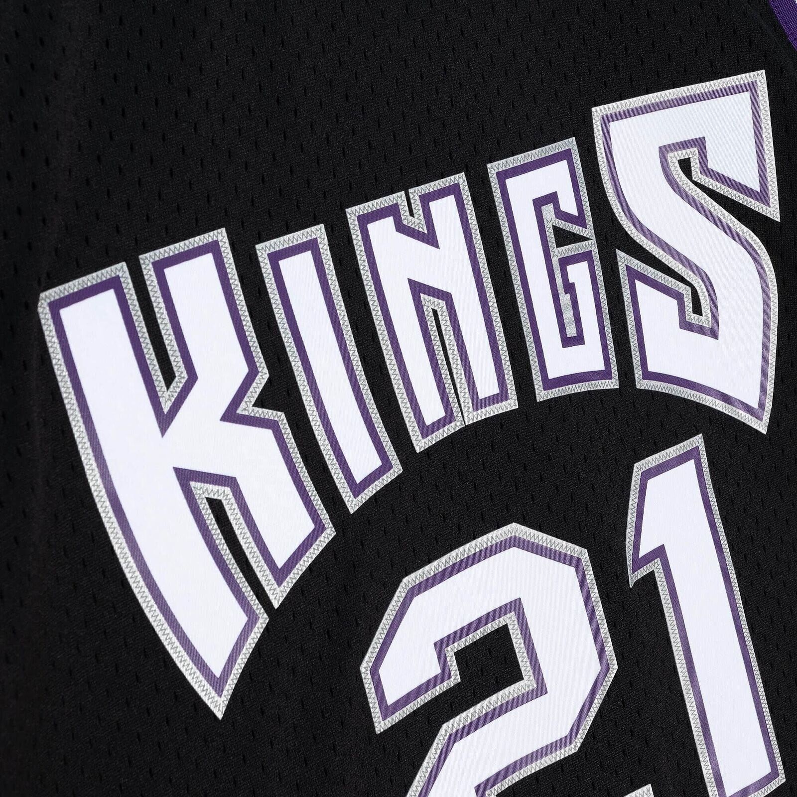 Vlade Divac Sacramento Kings NBA Mitchell & Ness Men's Black 2000-01 Hardwood Classics Swingman Jersey