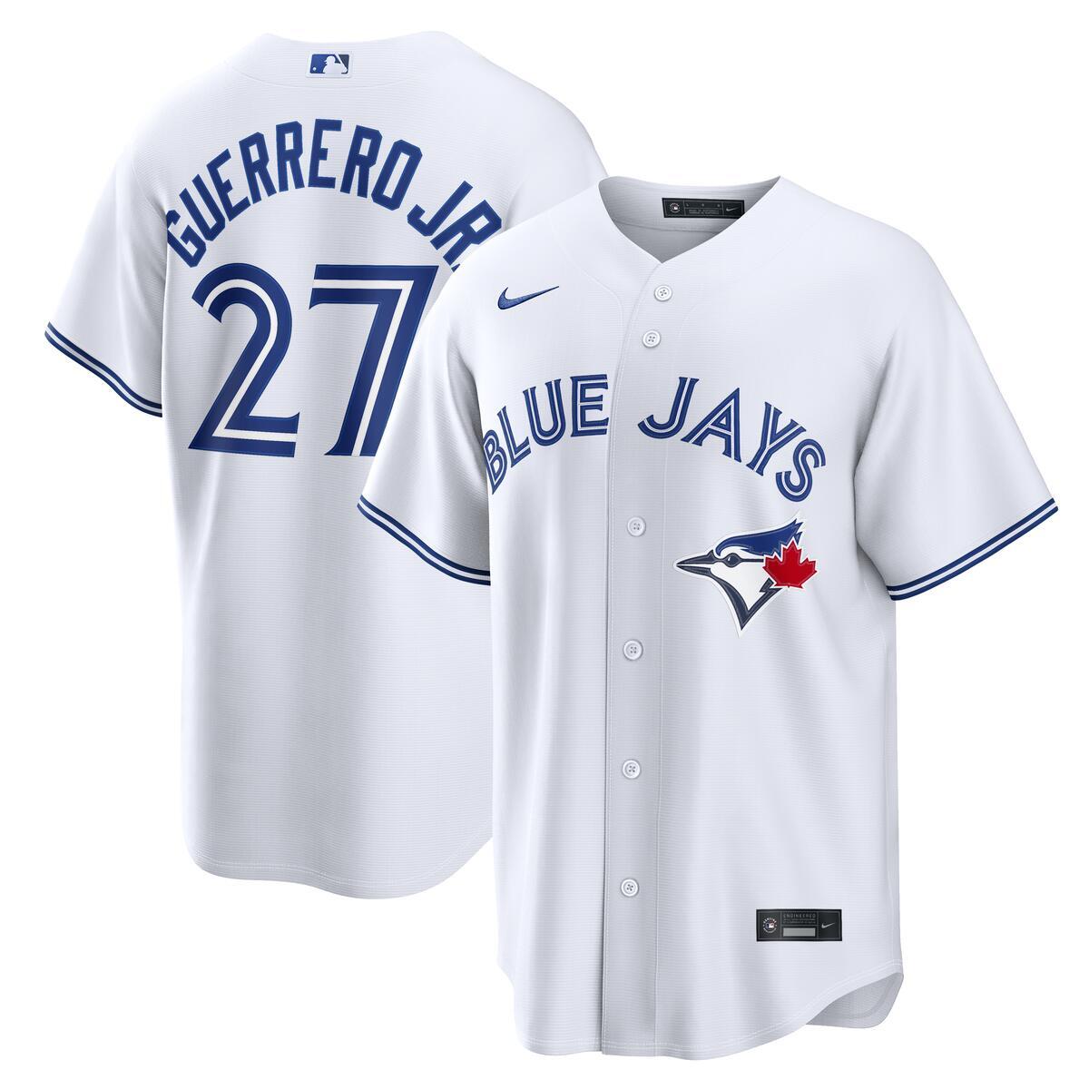 Vladimir Guerrero Jr. Toronto Blue Jays MLB Nike Men's White Replica Jersey