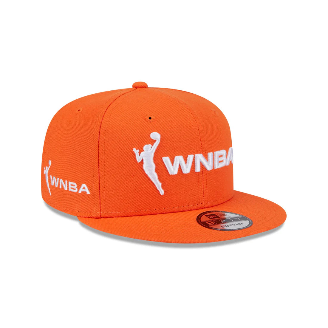 WNBA Logo New Era Men's Orange 9Fifty Script Snapback