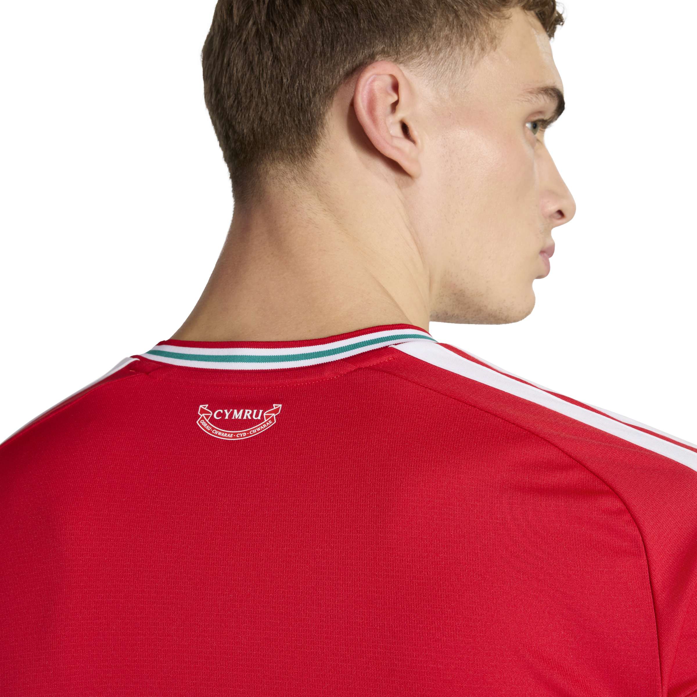 Maillot domicile réplique rouge FIFA Adidas de l'équipe nationale du Pays de Galles pour homme, saison 2025/26
