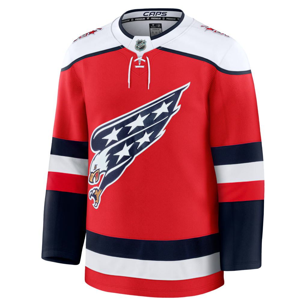 Washington Capitals NHL Fanatics Branded Men's Red Alternate Premium Jersey