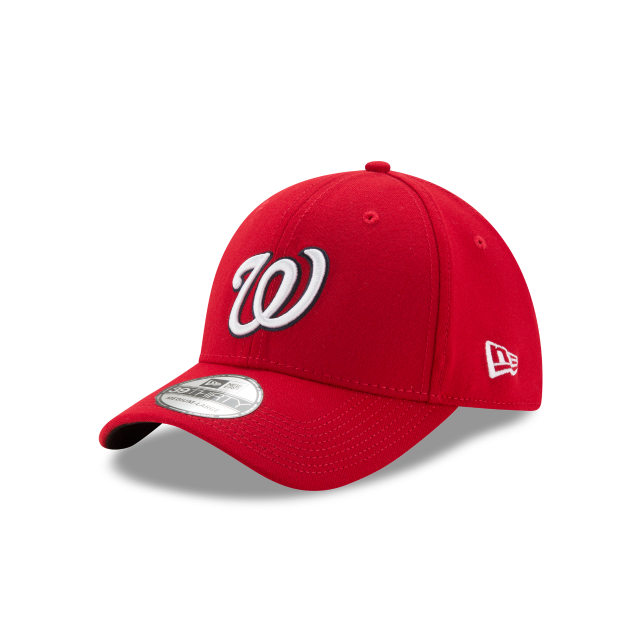 Casquette extensible classique rouge 39Thirty Team MLB New Era des Nationals de Washington pour hommes