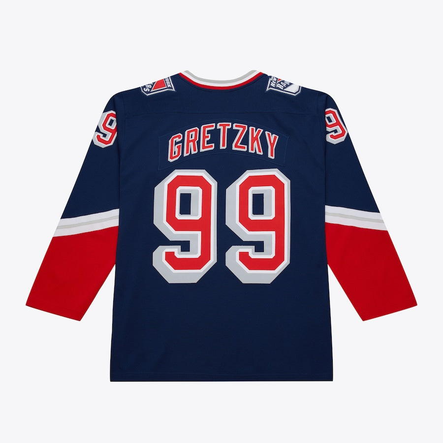 Wayne Gretzky New York Rangers NHL Mitchell & Ness Men's Navy 1996 Power Play Alternate Authentic Jersey