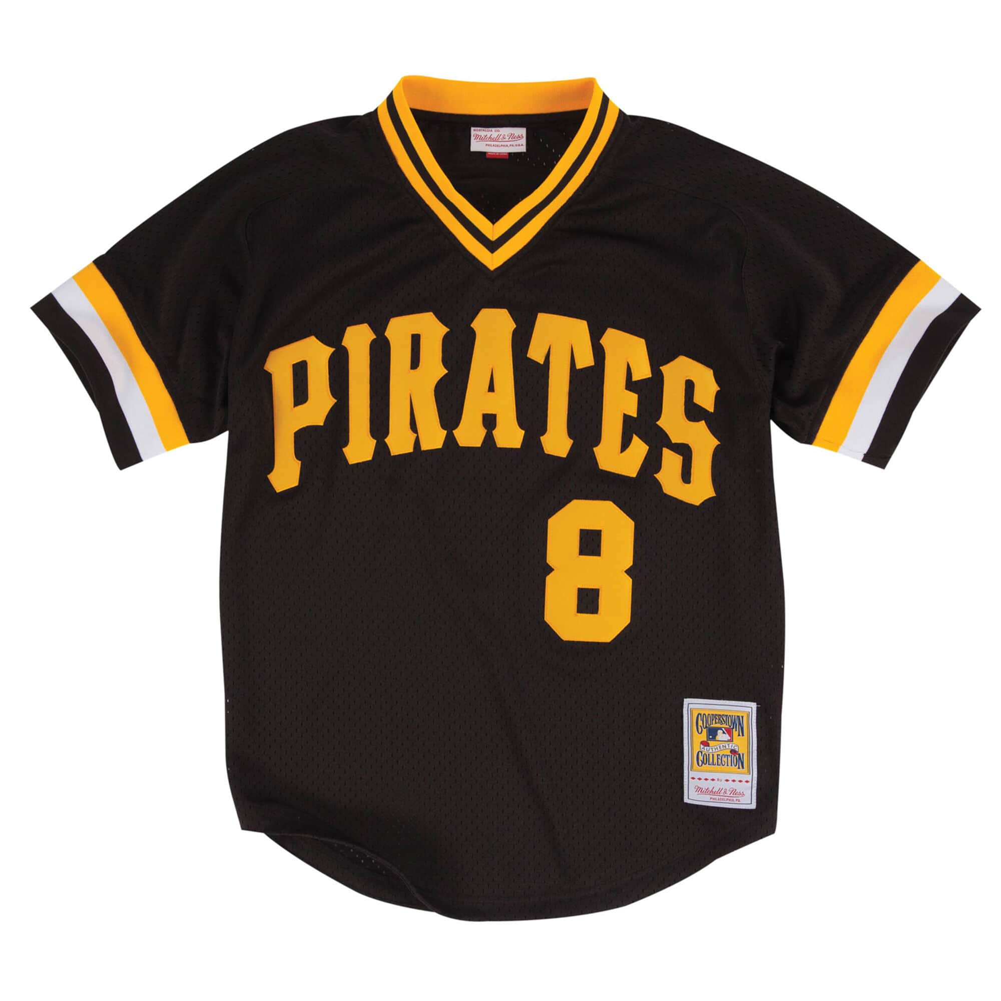 Willie Stargell Pittsburgh Pirates MLB Mitchell & Ness Maillot BP authentique 1982 noir pour homme