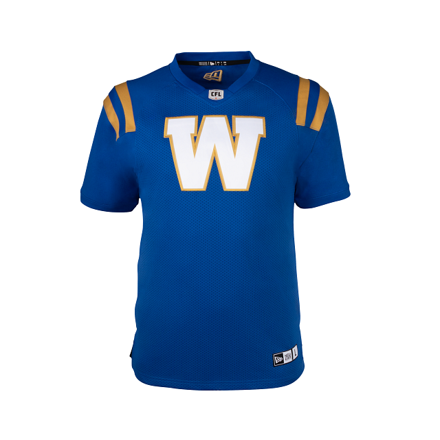 Maillot réplique pour homme CFL New Era Royal 3rd des Blue Bombers de Winnipeg