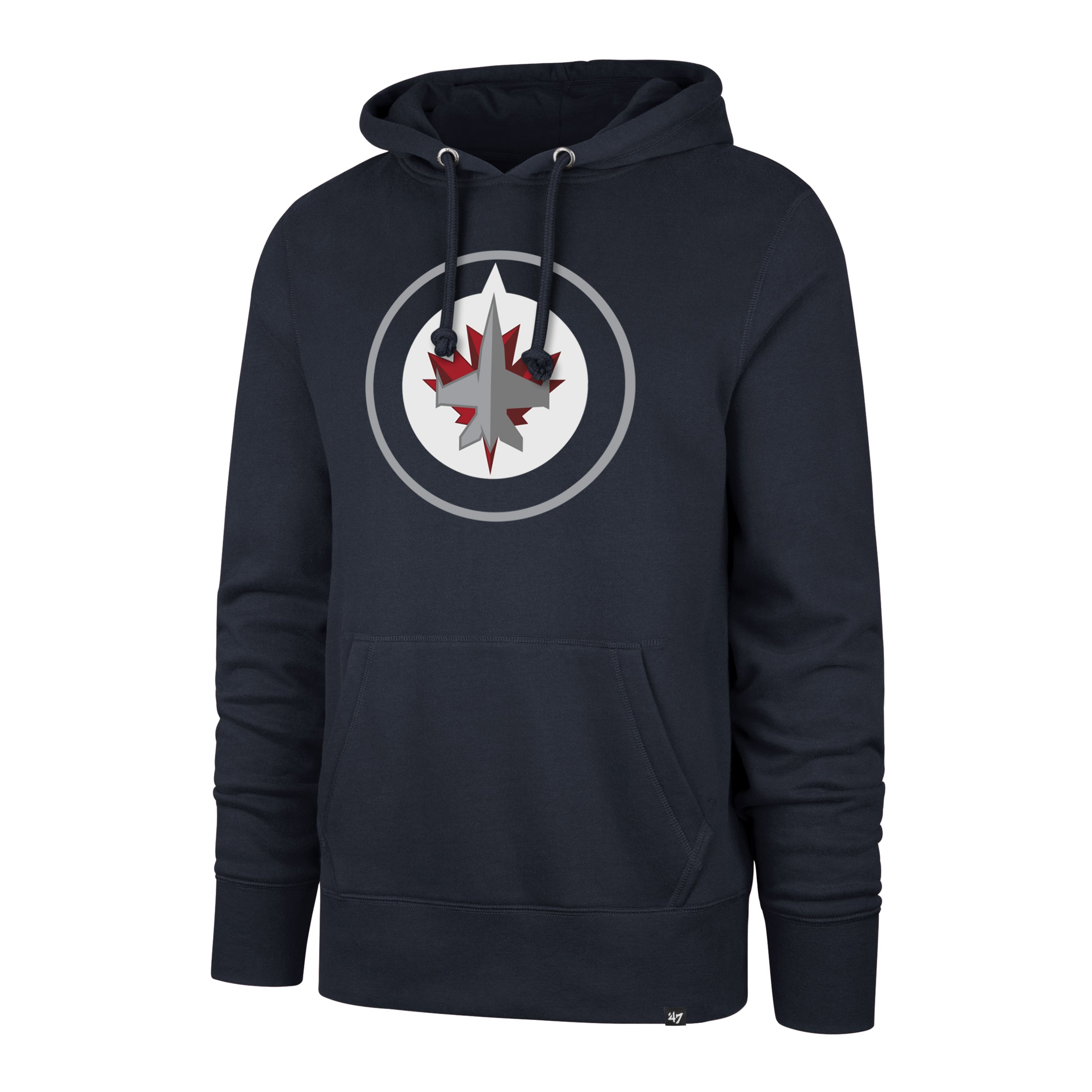 Sweat à capuche bleu marine avec imprimé Headline des Jets de Winnipeg NHL 47 Brand pour hommes