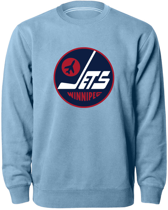 Winnipeg Jets NHL Bulletin Men's Twill Logo Express Crew Sweater