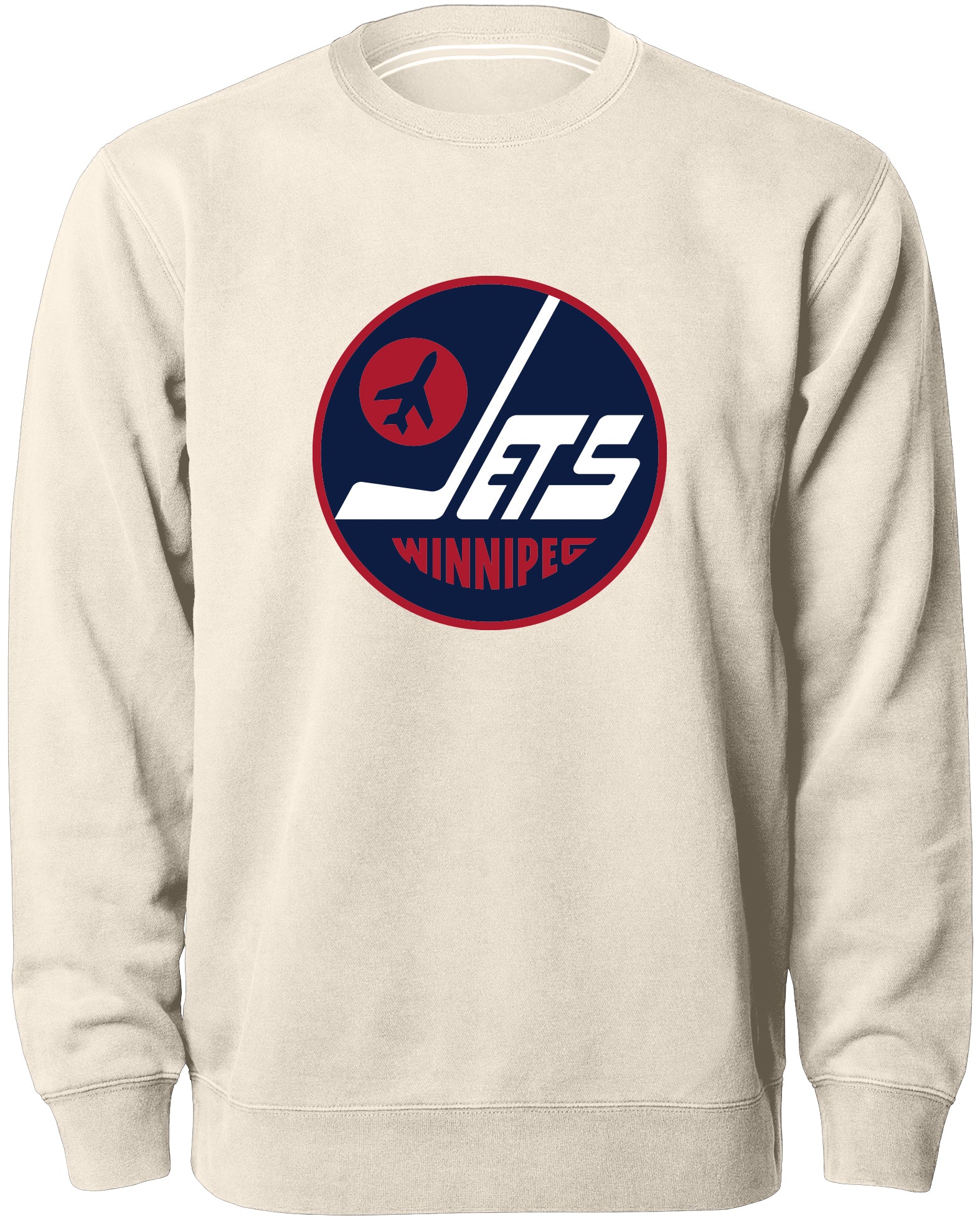 Winnipeg Jets NHL Bulletin Men's Twill Logo Express Crew Sweater