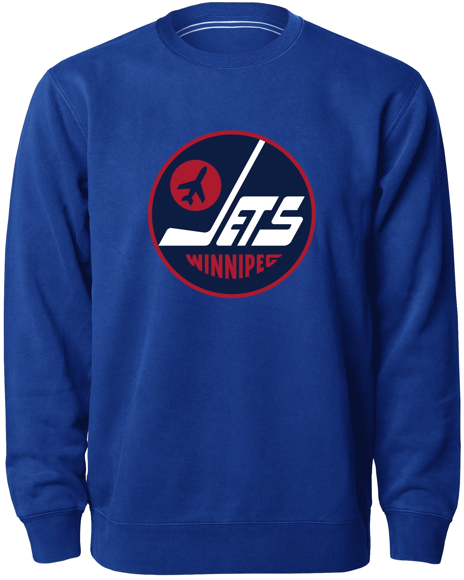 Winnipeg Jets NHL Bulletin Men's Twill Logo Express Crew Sweater