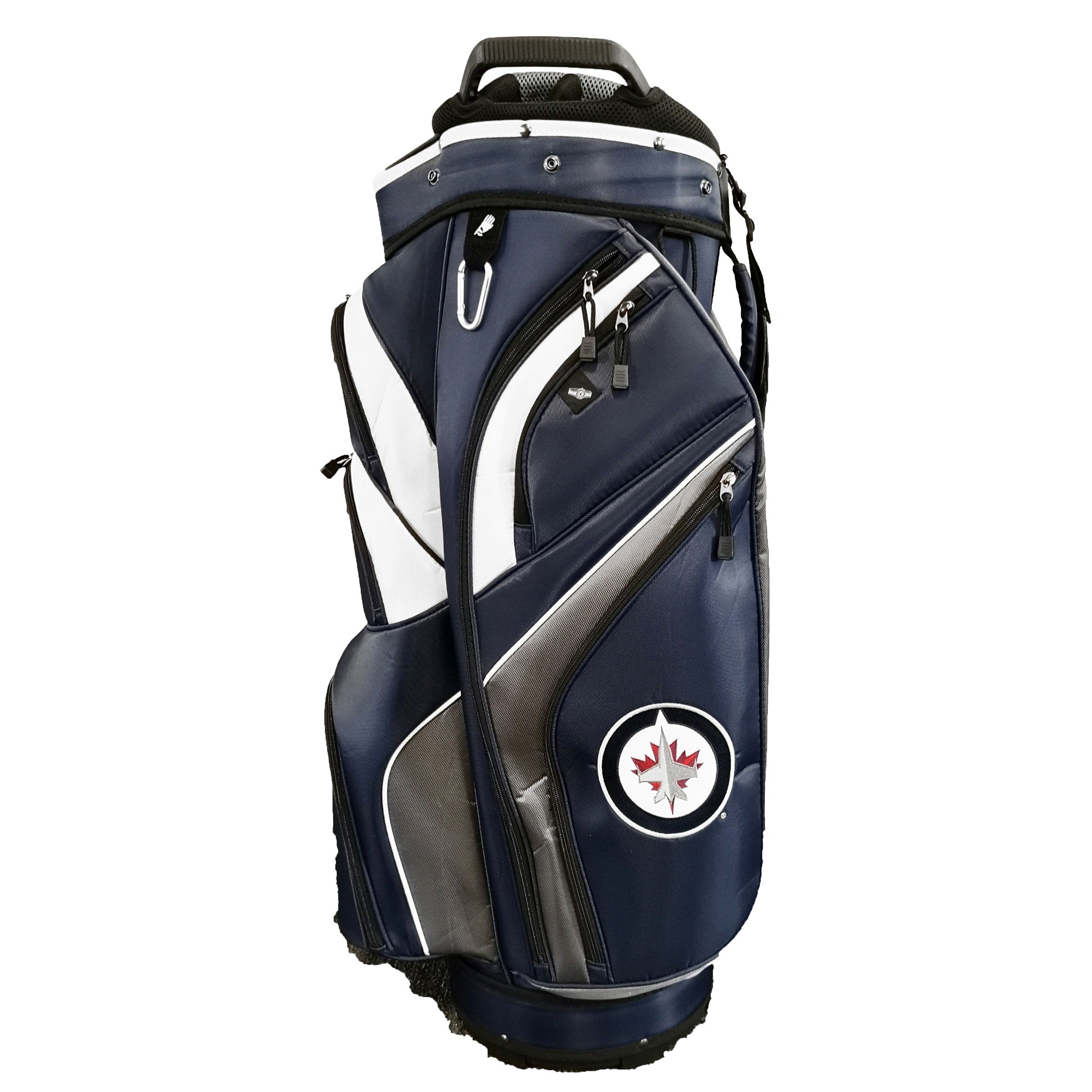 Sac de chariot de golf bleu marine/blanc NHL des Jets de Winnipeg