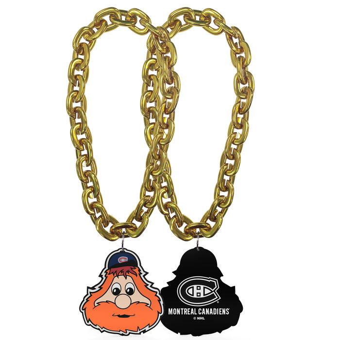 Youppi Montreal Canadiens NHL FanFave FanChain Mascot Gold Chain Necklace