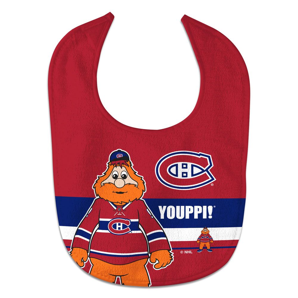 Youppi Montreal Canadiens NHL WinCraft Little Fan All Pro Baby Bib