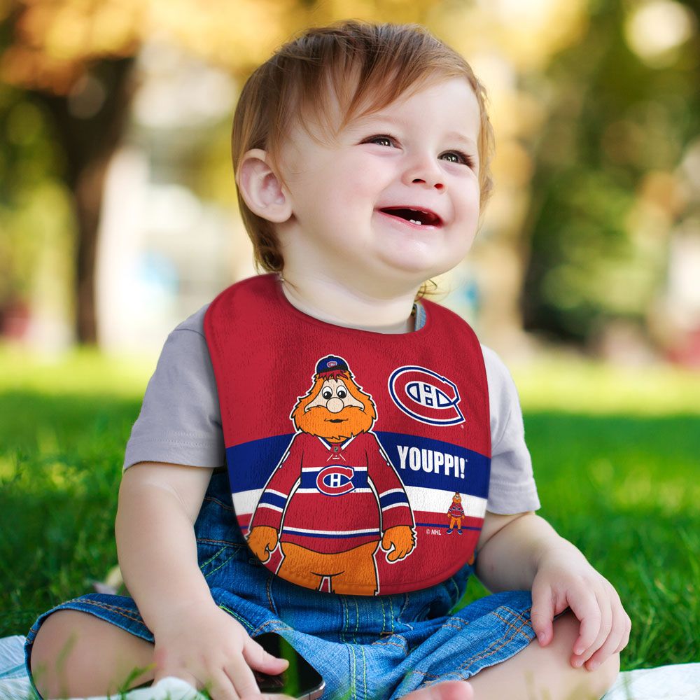 Youppi Montreal Canadiens NHL WinCraft Little Fan All Pro Baby Bib