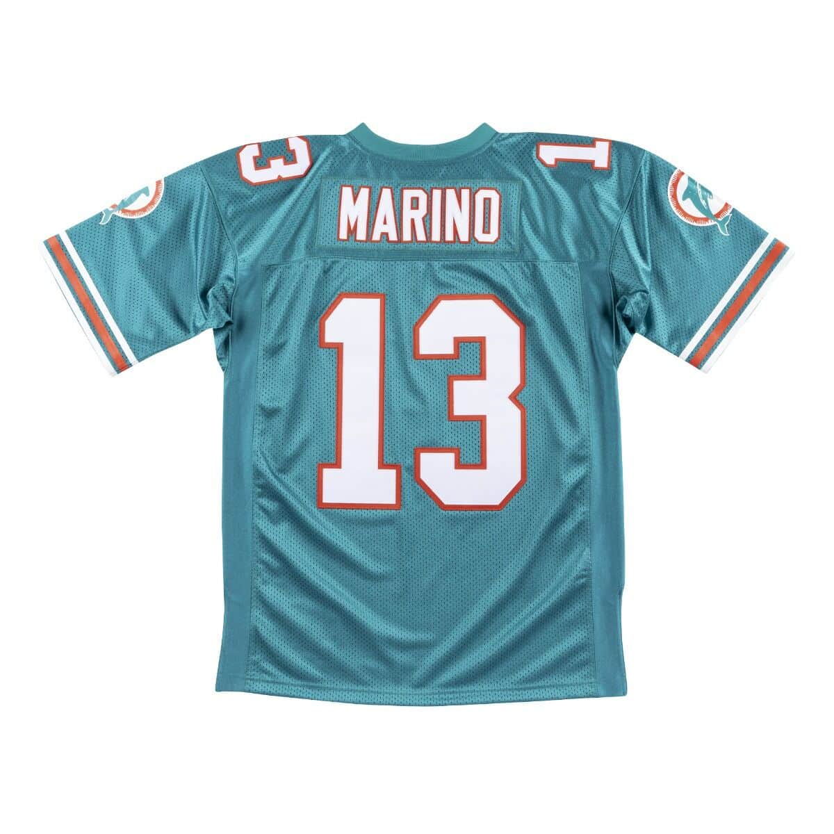 Dan Marino Miami Dolphins NFL Mitchell & Ness Men's Aqua 1994 Throwback Authentic Jersey