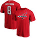 Alexander Ovechkin Washington Capitals NHL Fanatics Branded Men's Red Authentic T-Shirt
