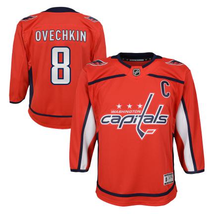 Alexander Ovechkin Washington Capitals NHL Outerstuff Youth Red Premier Jersey