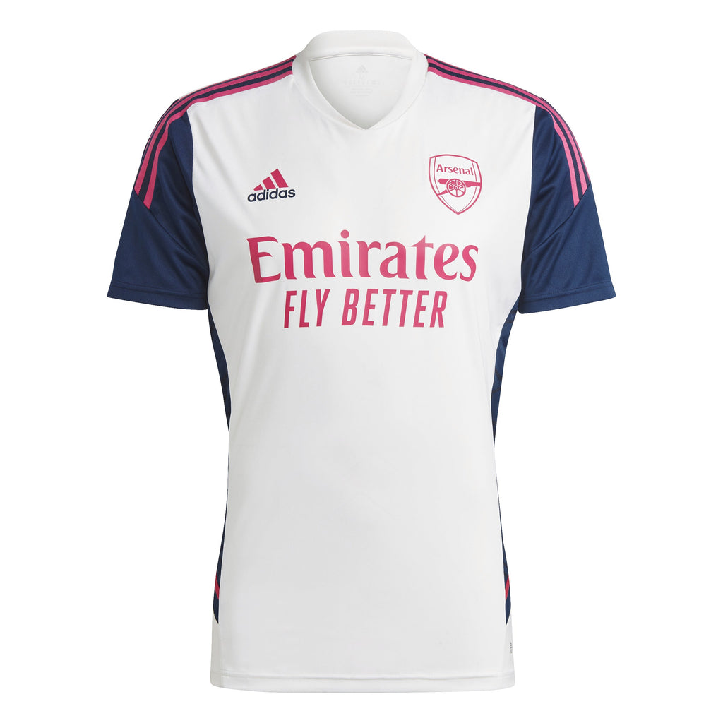 Adidas Arsenal Condivo 22 Training Jersey Off White 3XL - Mens Soccer Jerseys