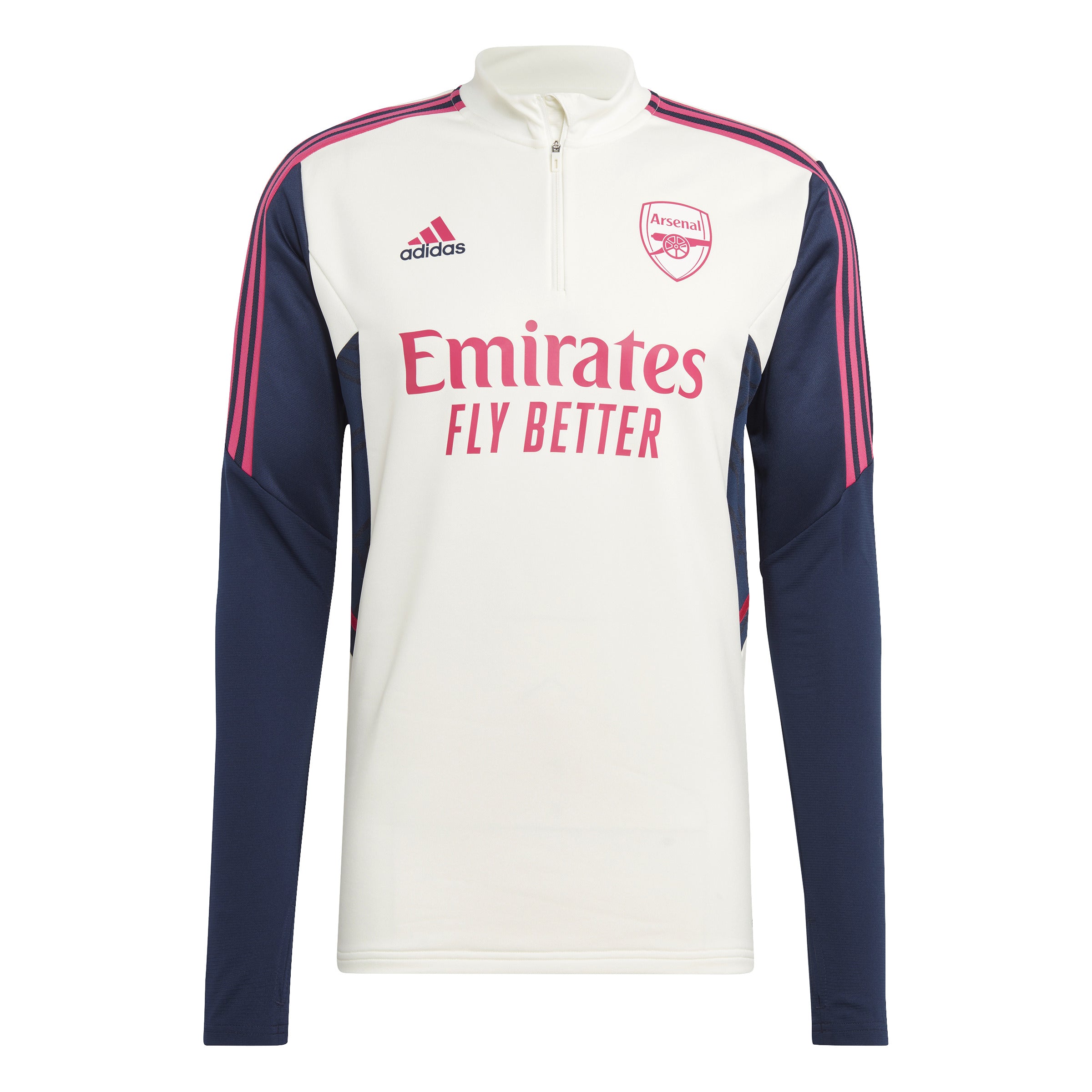 Arsenal FC EPL Adidas Men's Off-White Condivo 22 Training Long-sleeve Shirt