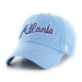 Atlanta Braves MLB 47 Brand Men's Light Blue Vintage Clean Up Adjustable Hat