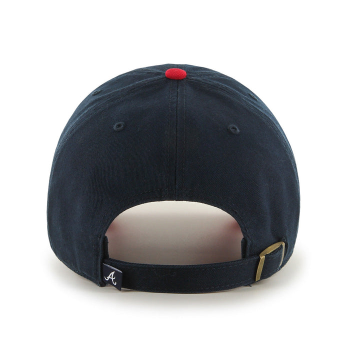 Atlanta Braves MLB 47 Brand Men's Navy/Red Clean Up Adjustable Hat