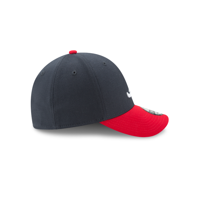 Atlanta Braves MLB New Era Men's Navy/Red 39Thirty Team Classic Stretch Fit Hat