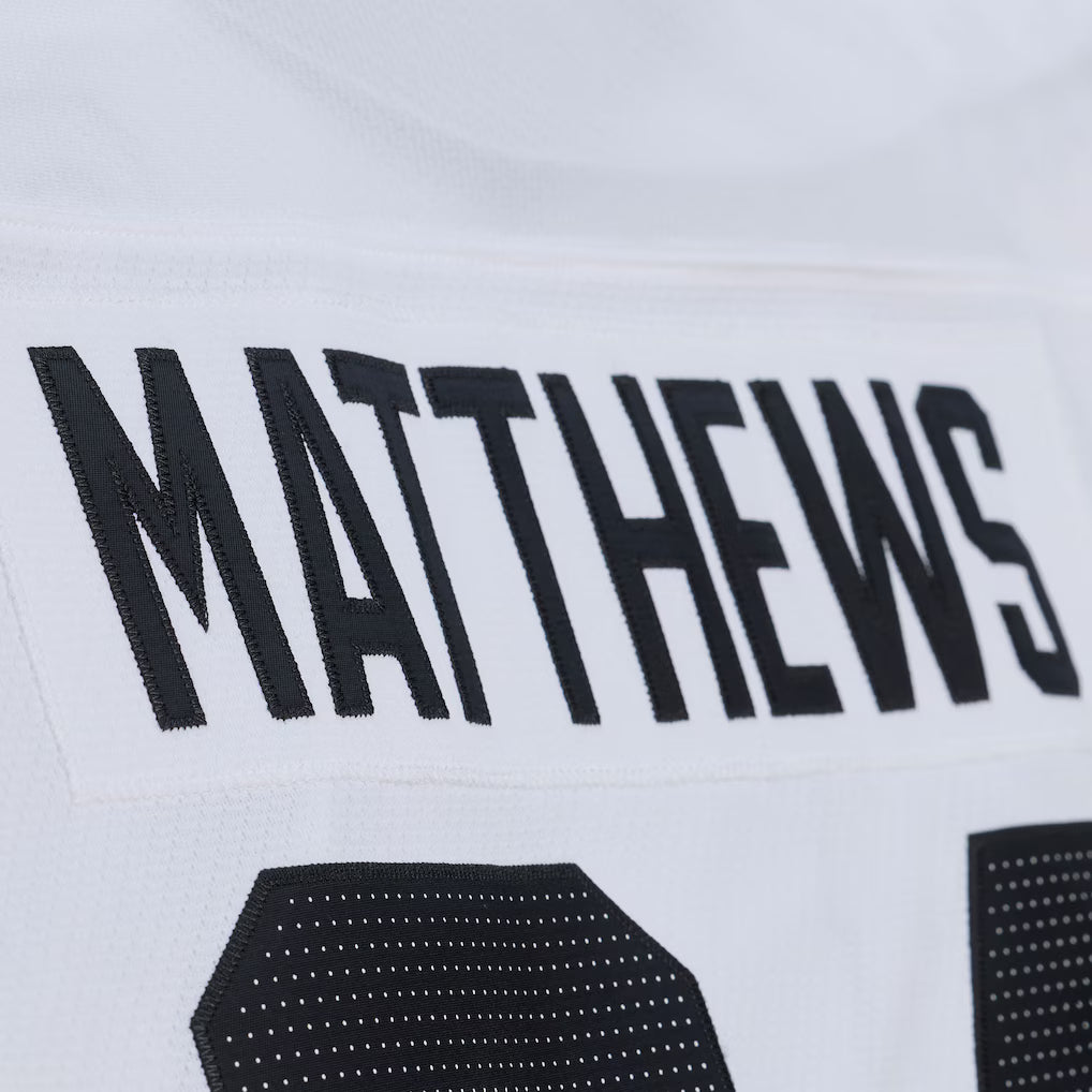 Maillot authentique Auston Matthews Toronto Maple Leafs LNH Mitchell & Ness pour homme blanc et noir 2019 All-Star Power Play
