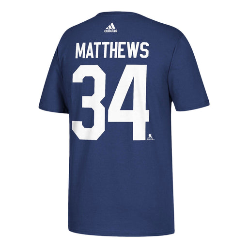 Auston Matthews Toronto Maple Leafs NHL Adidas Men's Royal Blue Authentic T-Shirt