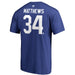 Auston Matthews Toronto Maple Leafs NHL Fanatics Branded Men's Royal Blue Authentic T-Shirt