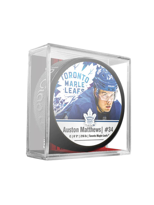 Auston Matthews Toronto Maple Leafs Autographed 2022-23 Reverse Retro  Hockey Puck