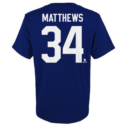 Auston Matthews Toronto Maple Leafs NHL Outerstuff Youth Royal Blue T-Shirt